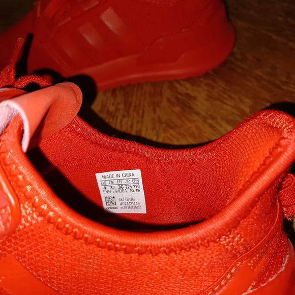 ADIDAS Prophere EVH 791004 Kids Sz 4 Red Lace Up Sneakers. (34 Box 5) - Picture 10 of 10